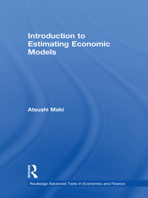 cover image of Introduction to Estimating Economic Models
